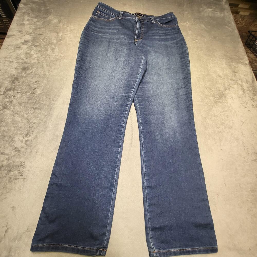 Lee Jeans Womens 14 Blue Bootcut Medium Wash Classic Fit Stretch 5-Pocket